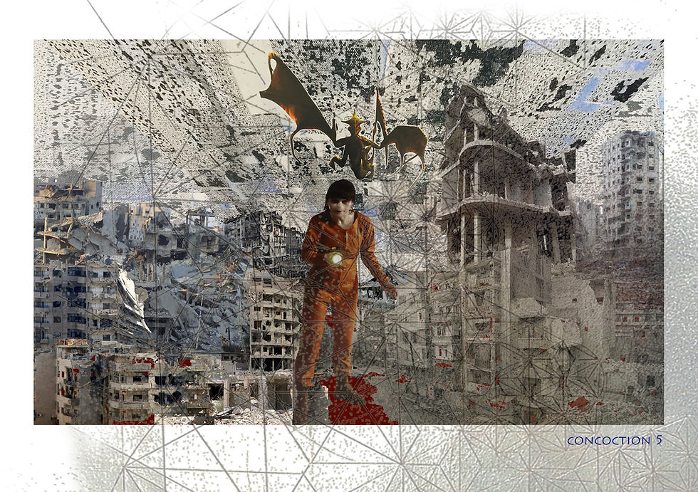 Aditi Aggarwal _ Image 5 _ Series concoction _ Medium Digital Montage_ Year 2020_ work for