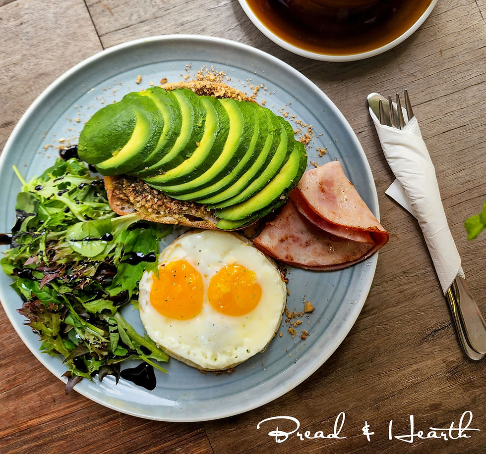 Arranged Food and Objects