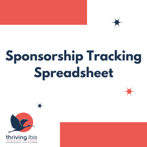 Sponsorship Tracking Spreadsheet Thriving Ibis