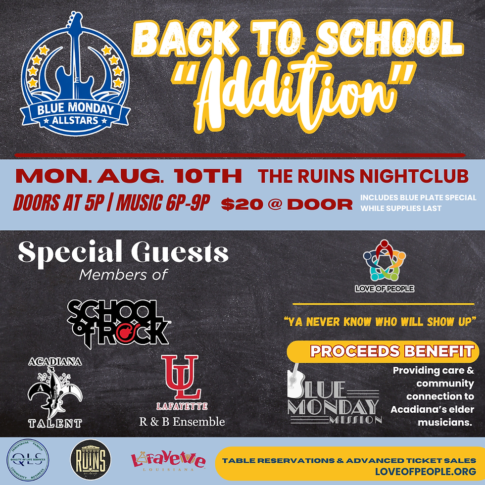 Blue Monday All-Stars Concert Series