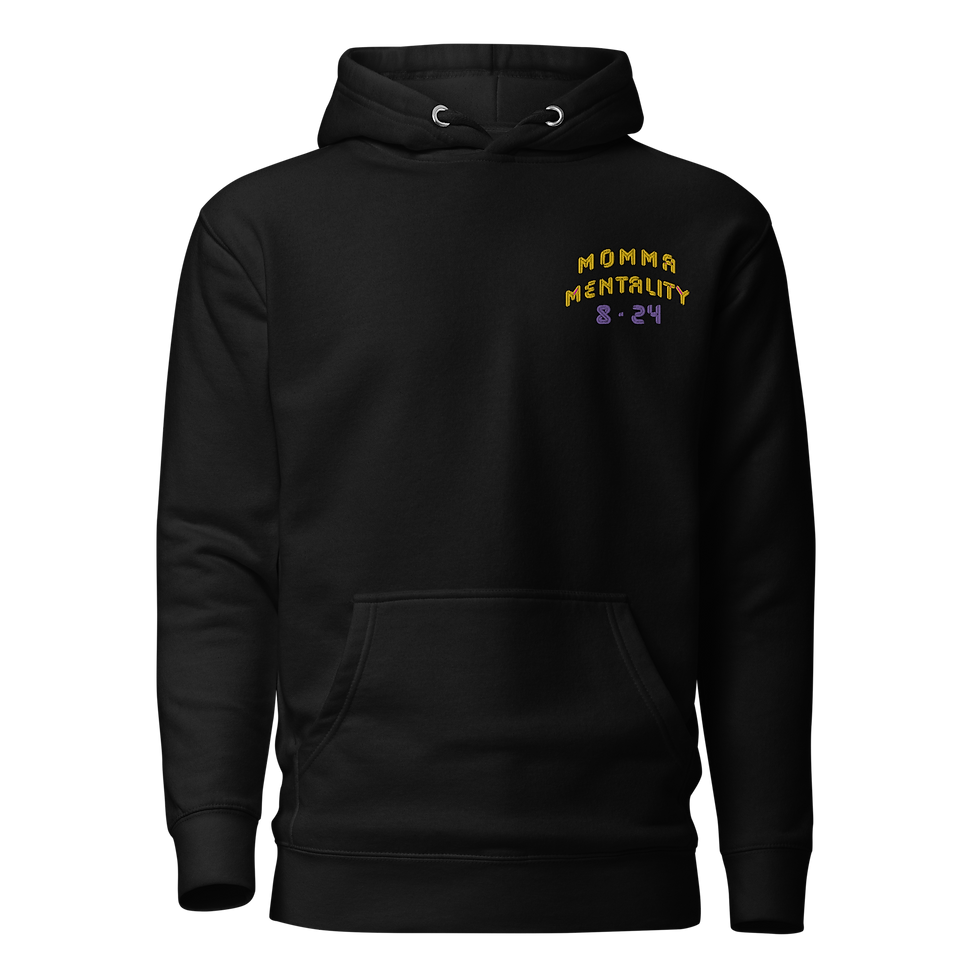 MOMMA MENTALITY HOODIE BLK