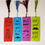Thumbnail: Four Multicolor Fun Bookmarks