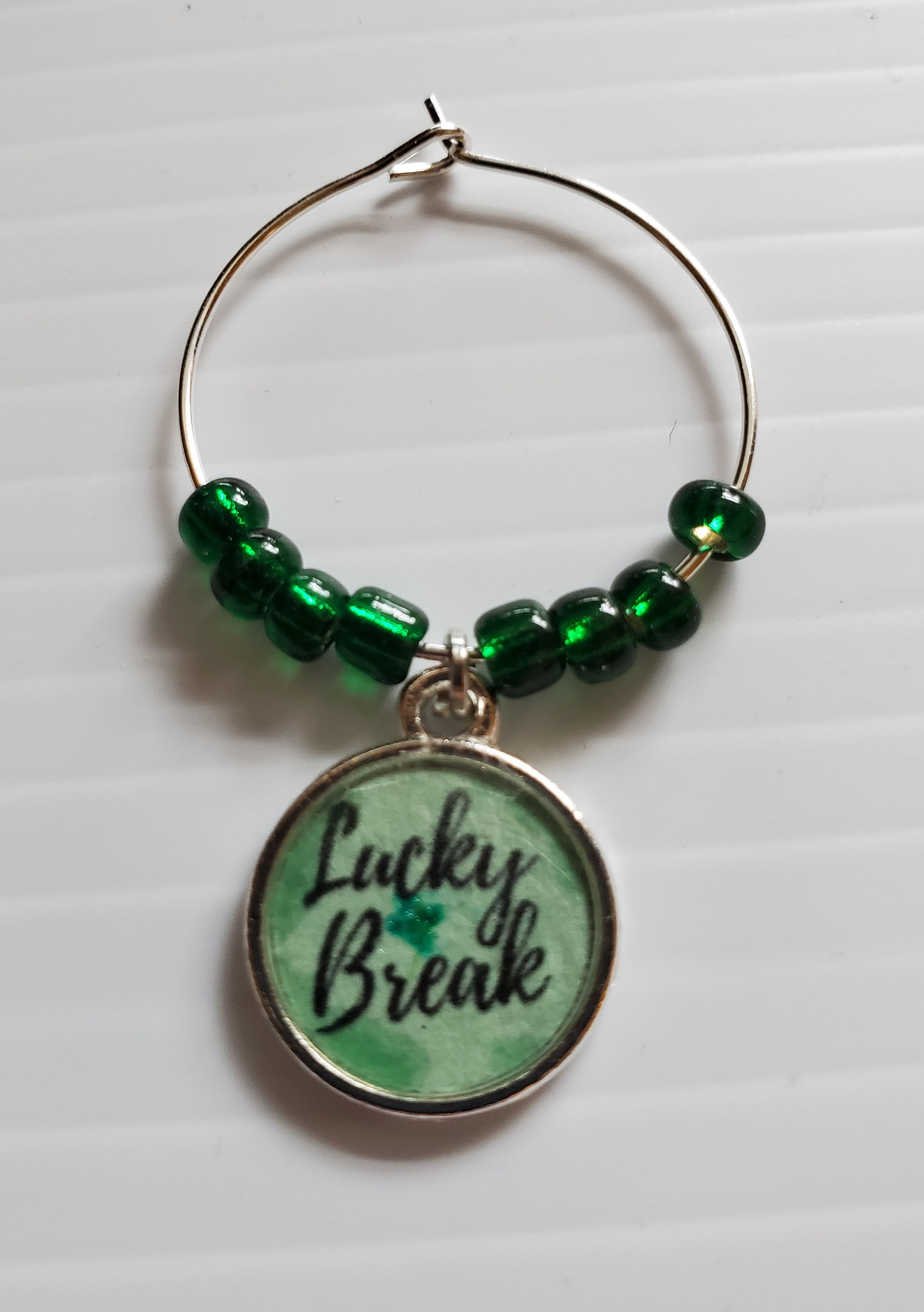 Lucky Break Wine Charm