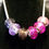 Thumbnail: Fuchsia Diamond Cut Crystal Bead