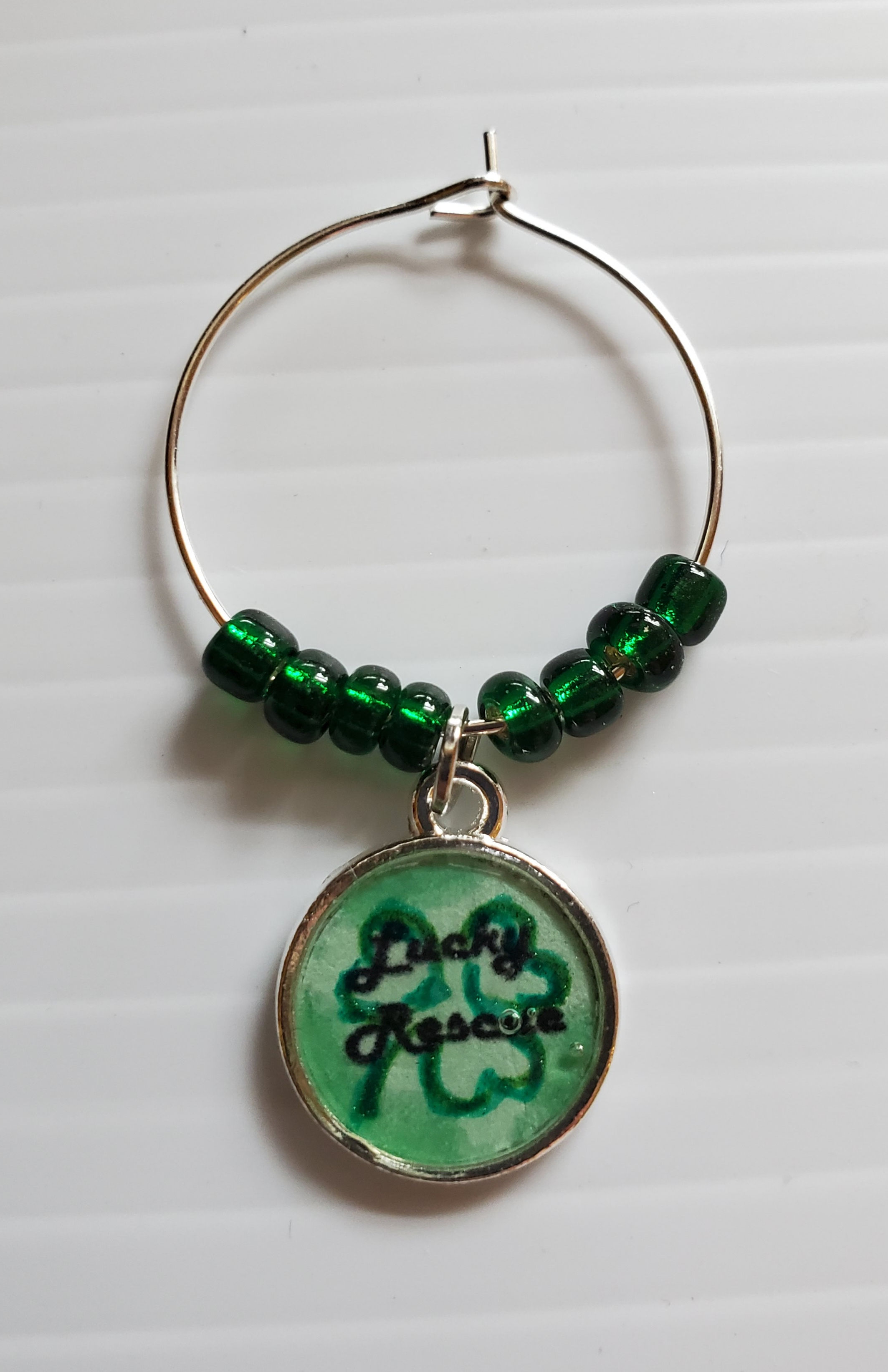 Lucky Rescue Wine Charm