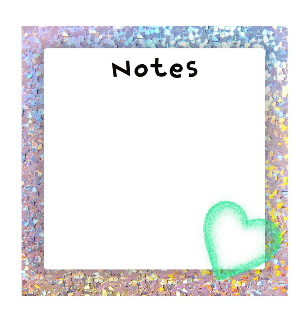 Thumbnail: Heart Note Pad - Add a Name