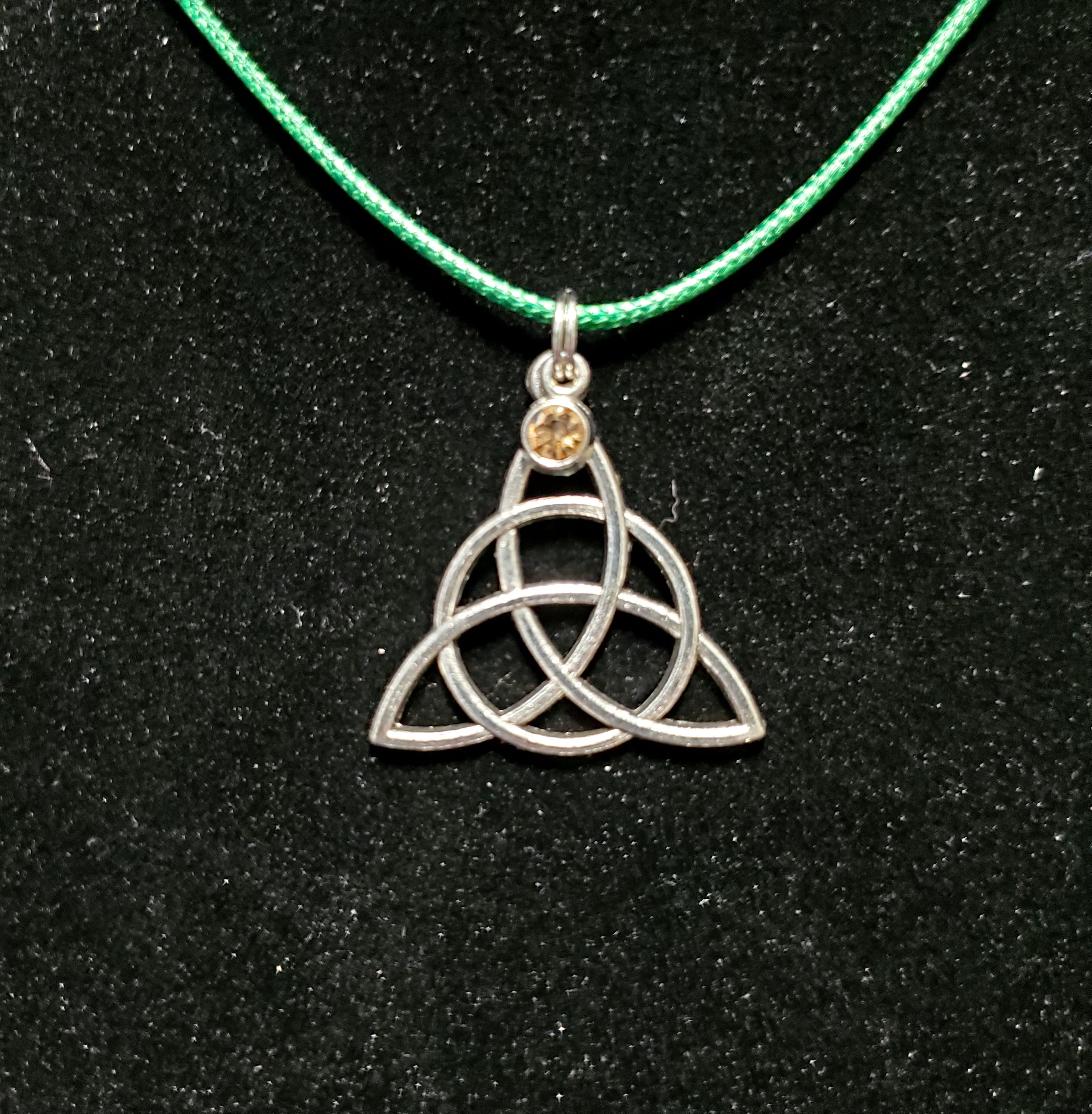 Celtic Knot Gemstone Necklace