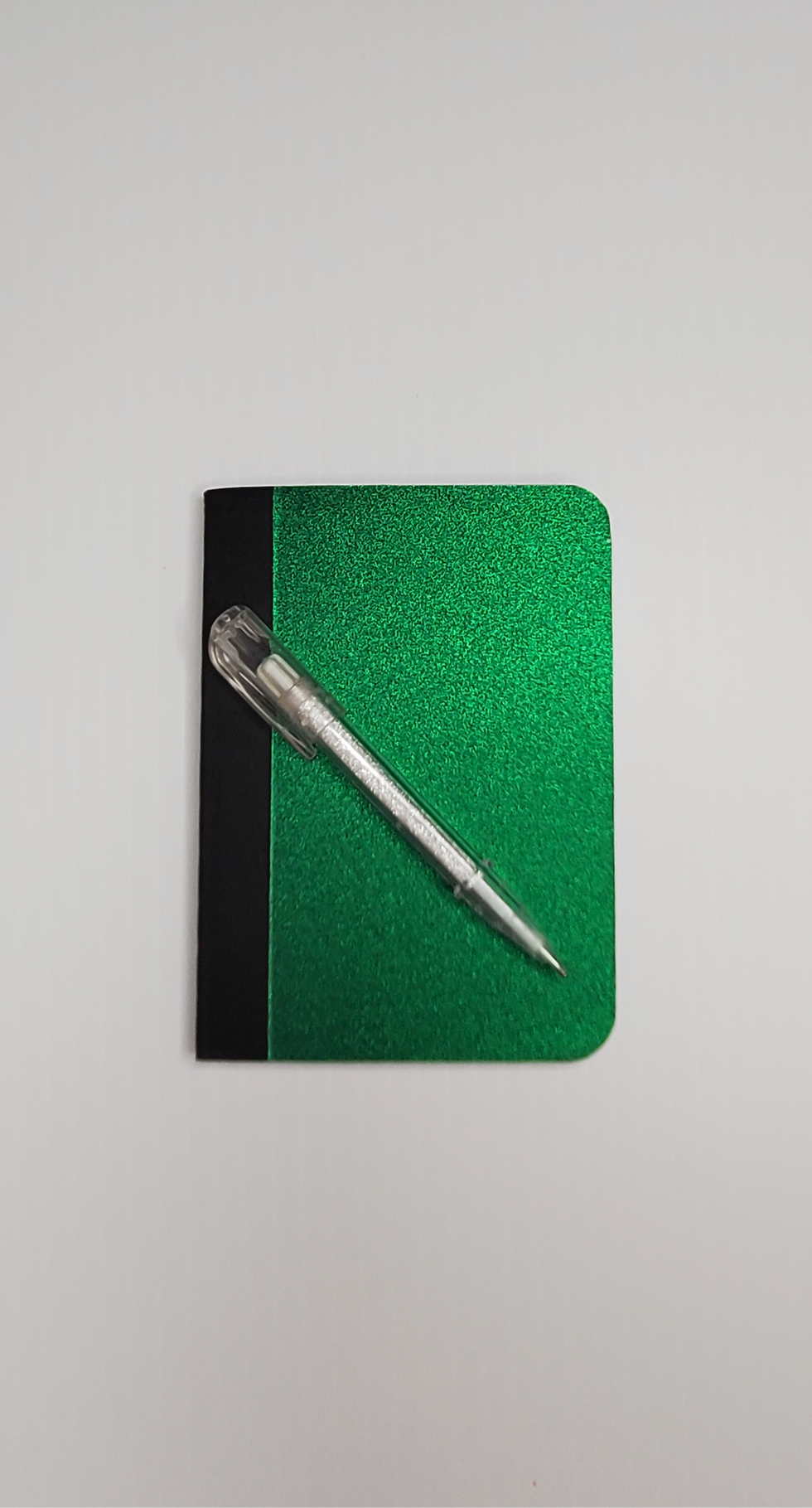 Green Glitter Mini Composition Book