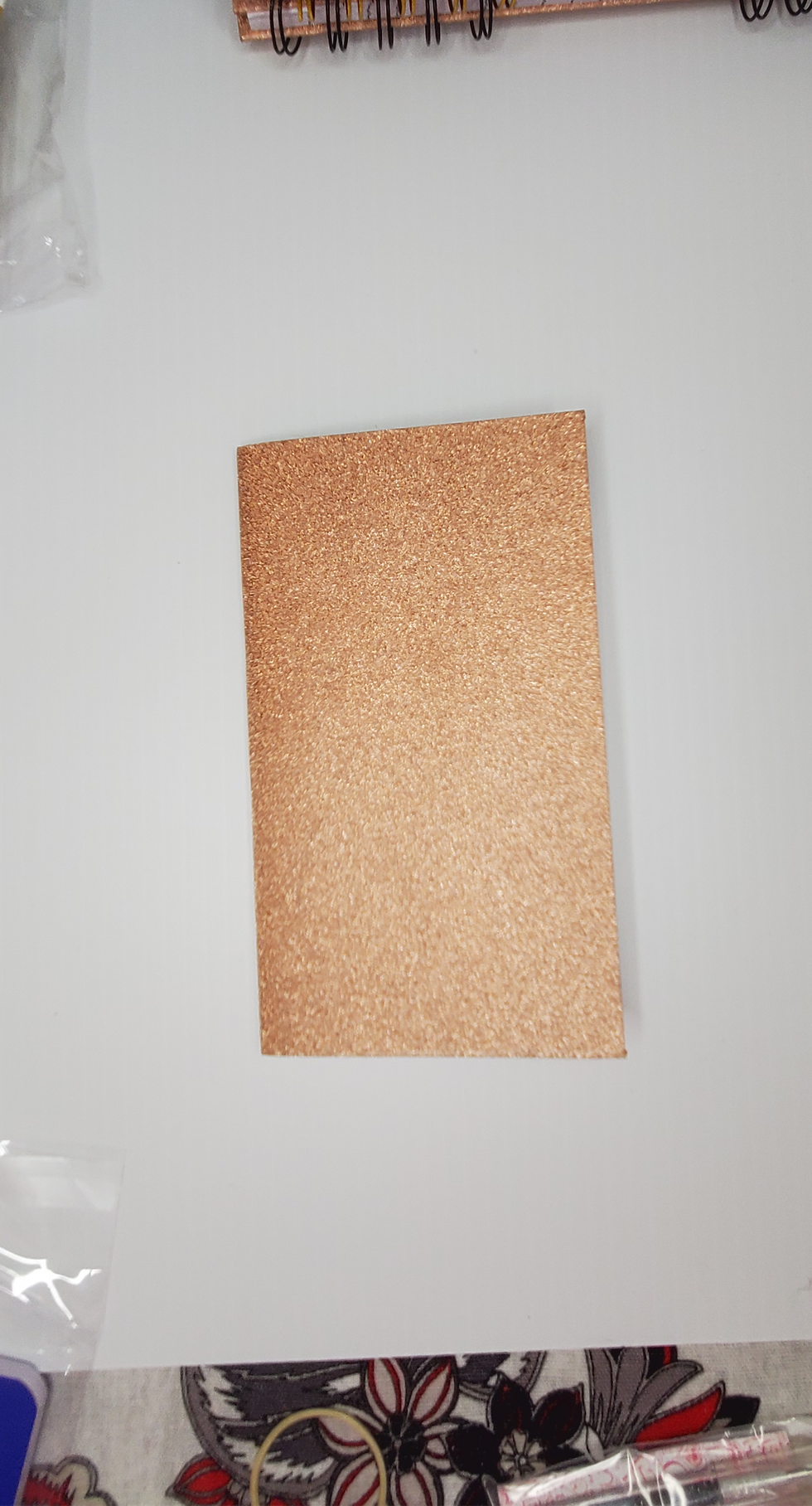 Rose Gold Glitter Pocket 2026 Weekly Planner