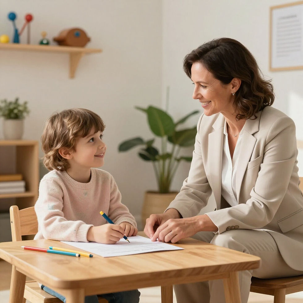 Carer with child