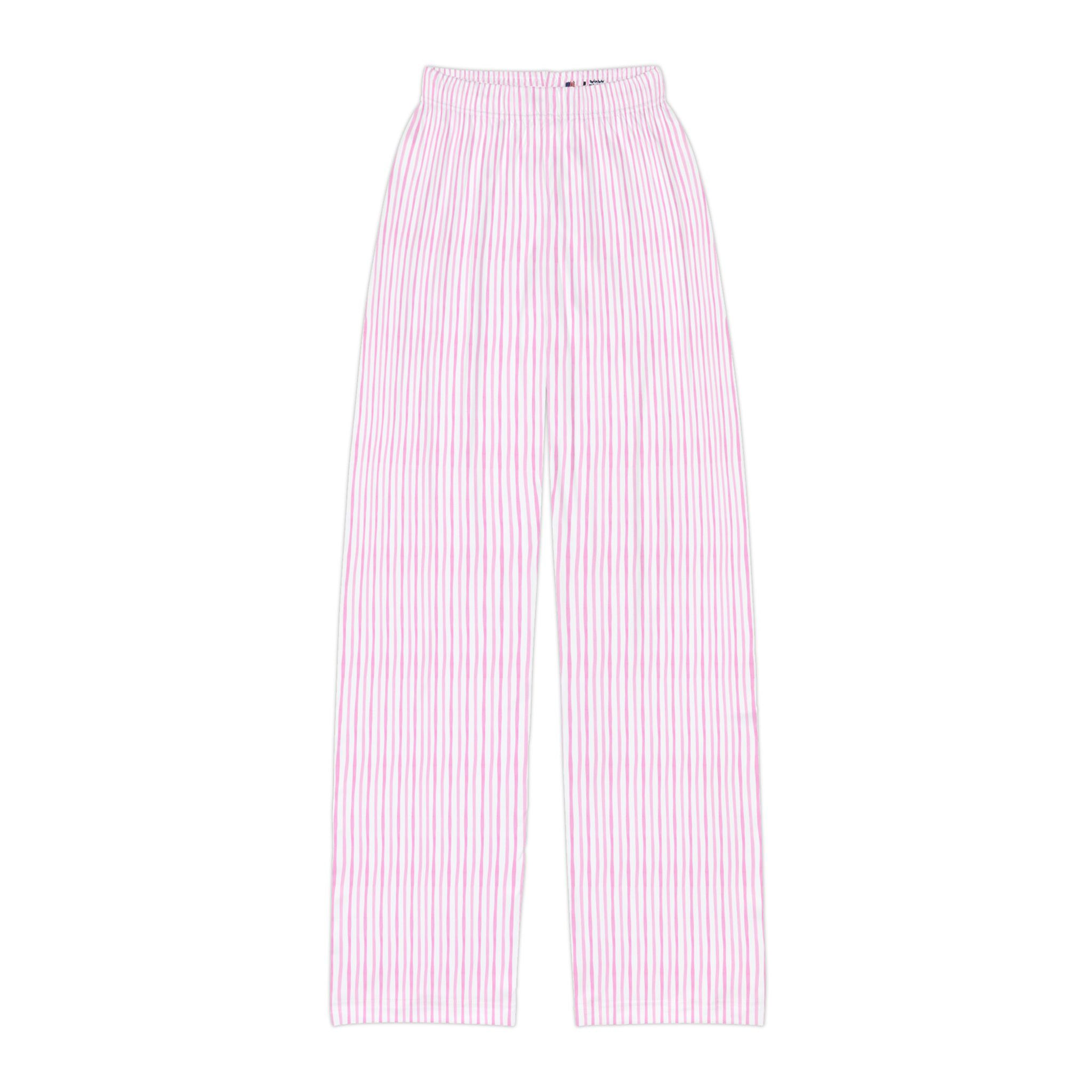 Cotton Candy Coast Kids Pink Striped Lounge Pants