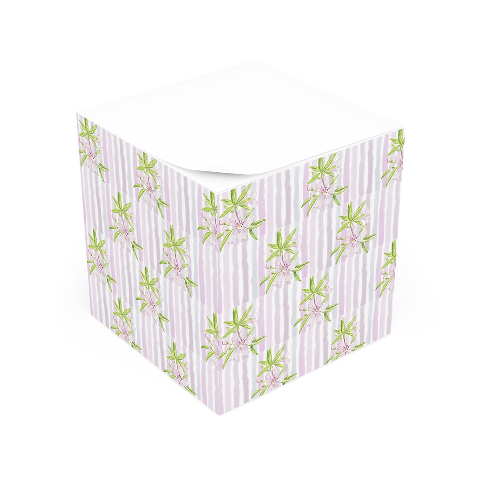 Thumbnail: Coastal Blooming Pastels  Note Cube 
