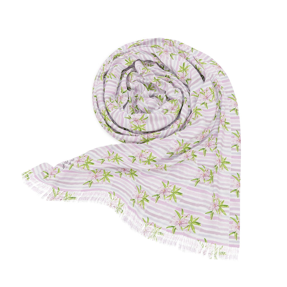 Thumbnail: Coastal Blooming Pastels  Scarf 