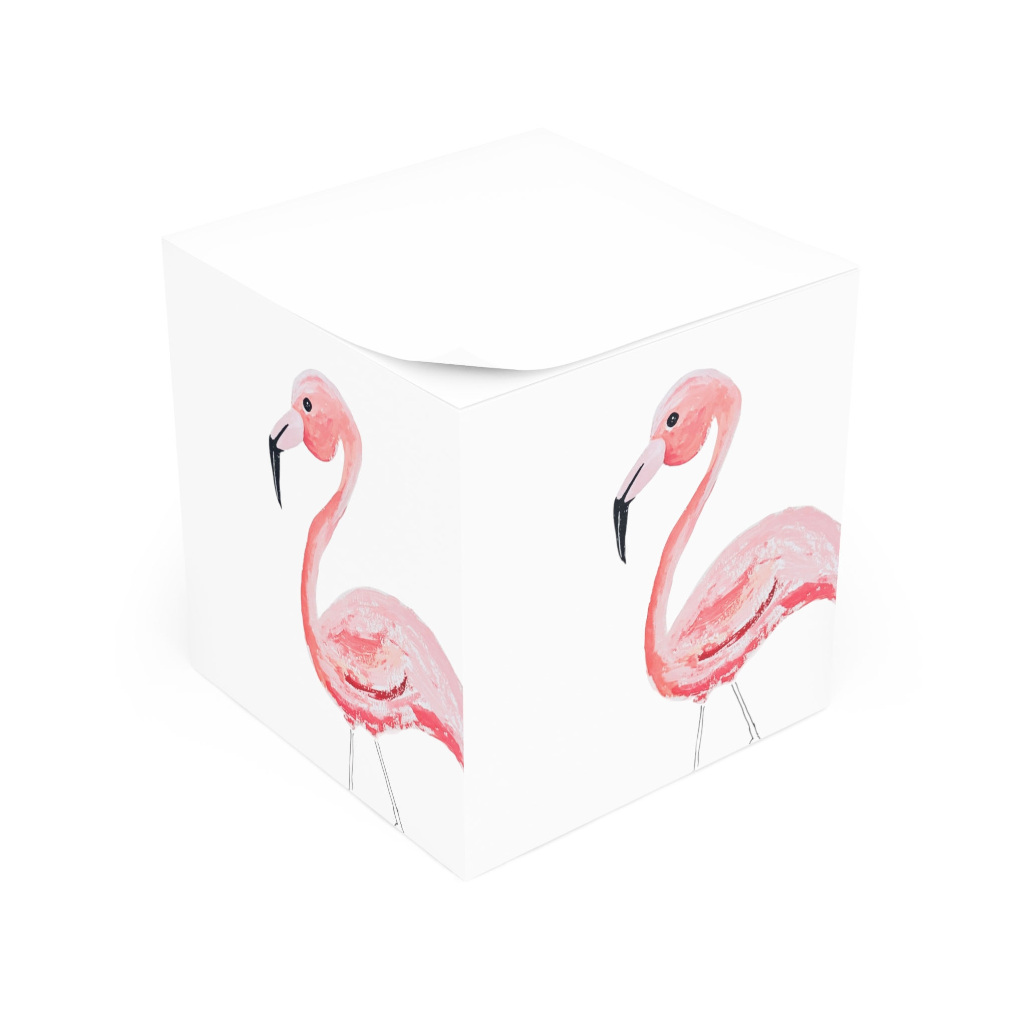 The Flamingo Note Cube 