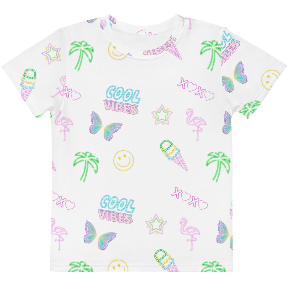 Thumbnail: Summer Summer Kids Cotton Crew Neck T-shirt