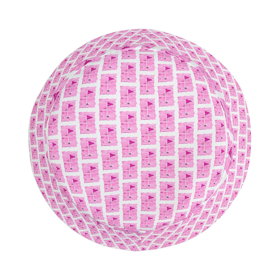 Thumbnail: Coastal Pink Golf Drift Bucket Hat 