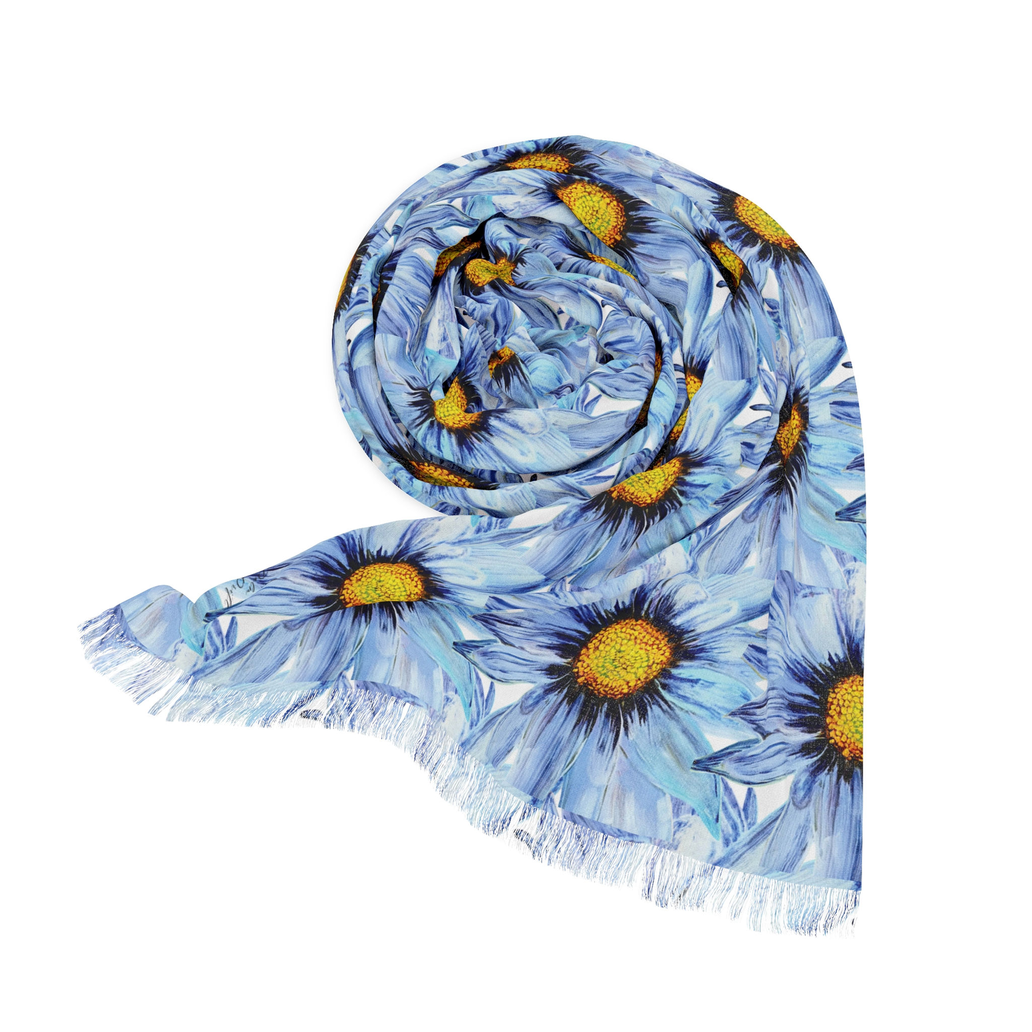 Fine Art Floral Scarf