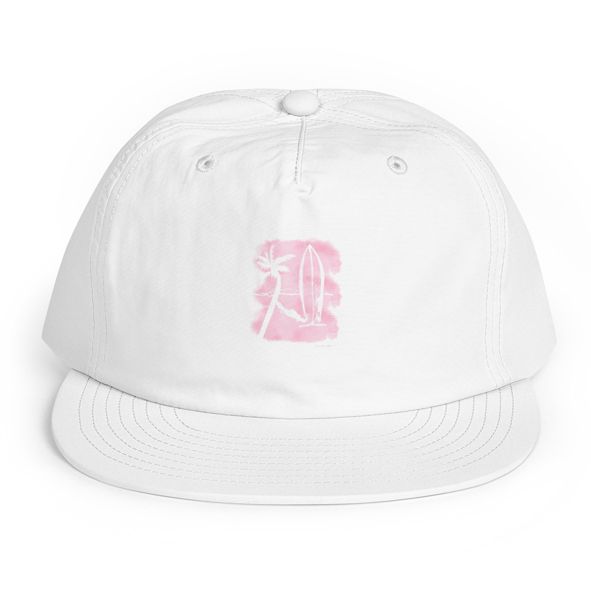 Pretty Bahama Island Pink Surf cap
