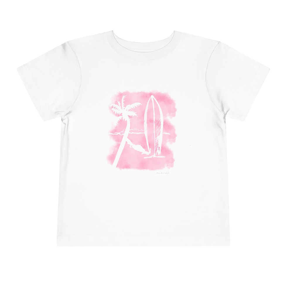 Thumbnail: Pretty Bahama Island Pink  Kids Shirt