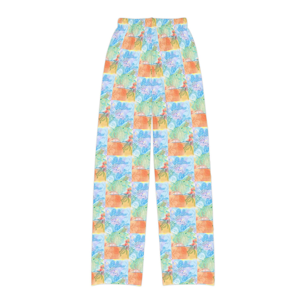 Thumbnail: Palm Beach Drift Vibe Kids Lounge Pants 