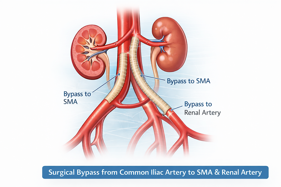Surgical Bypass in Aortic Atherosclerosis & Renovascular Hypertension