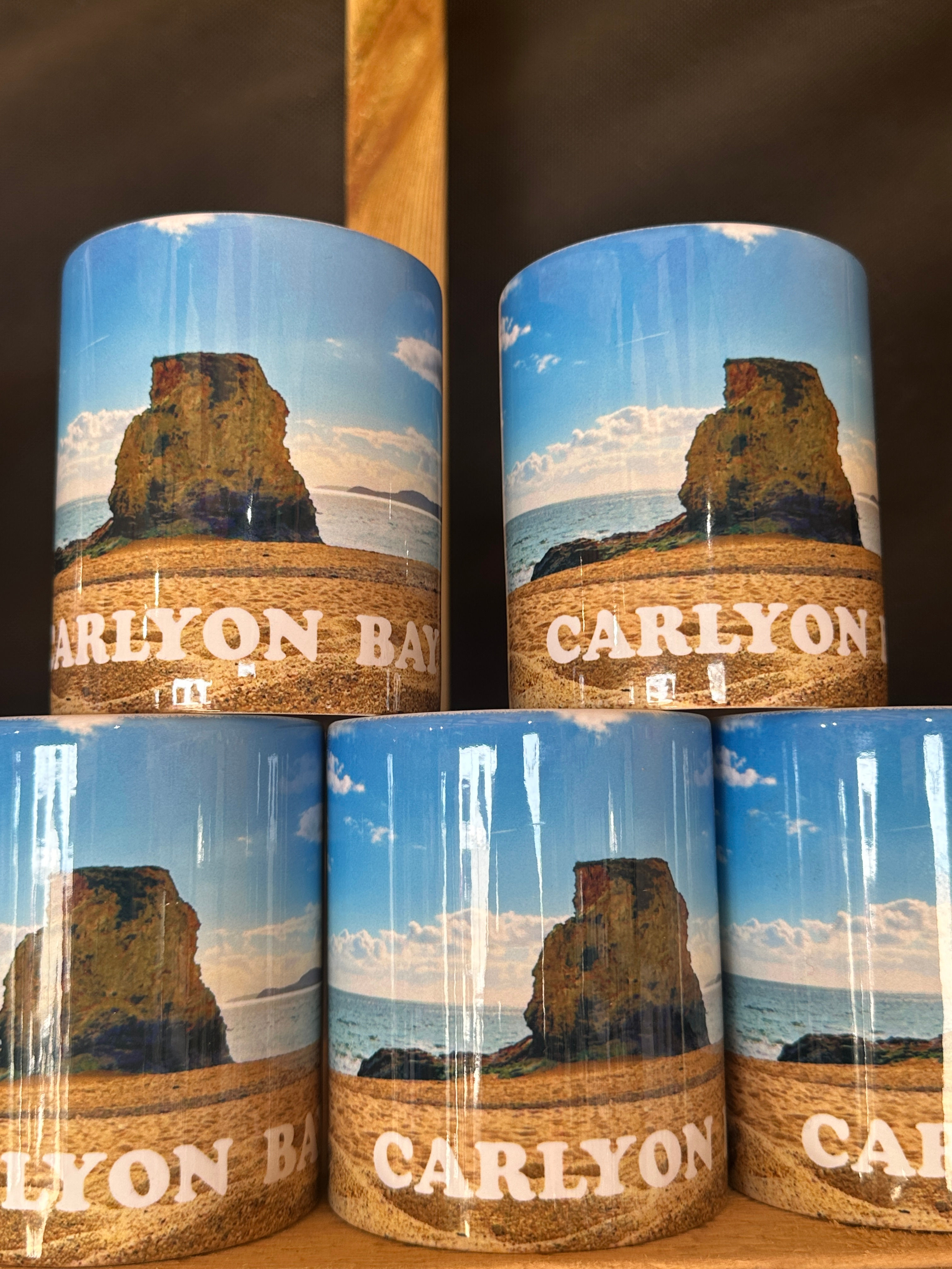 Carlyon Bay Beach Shop Mug