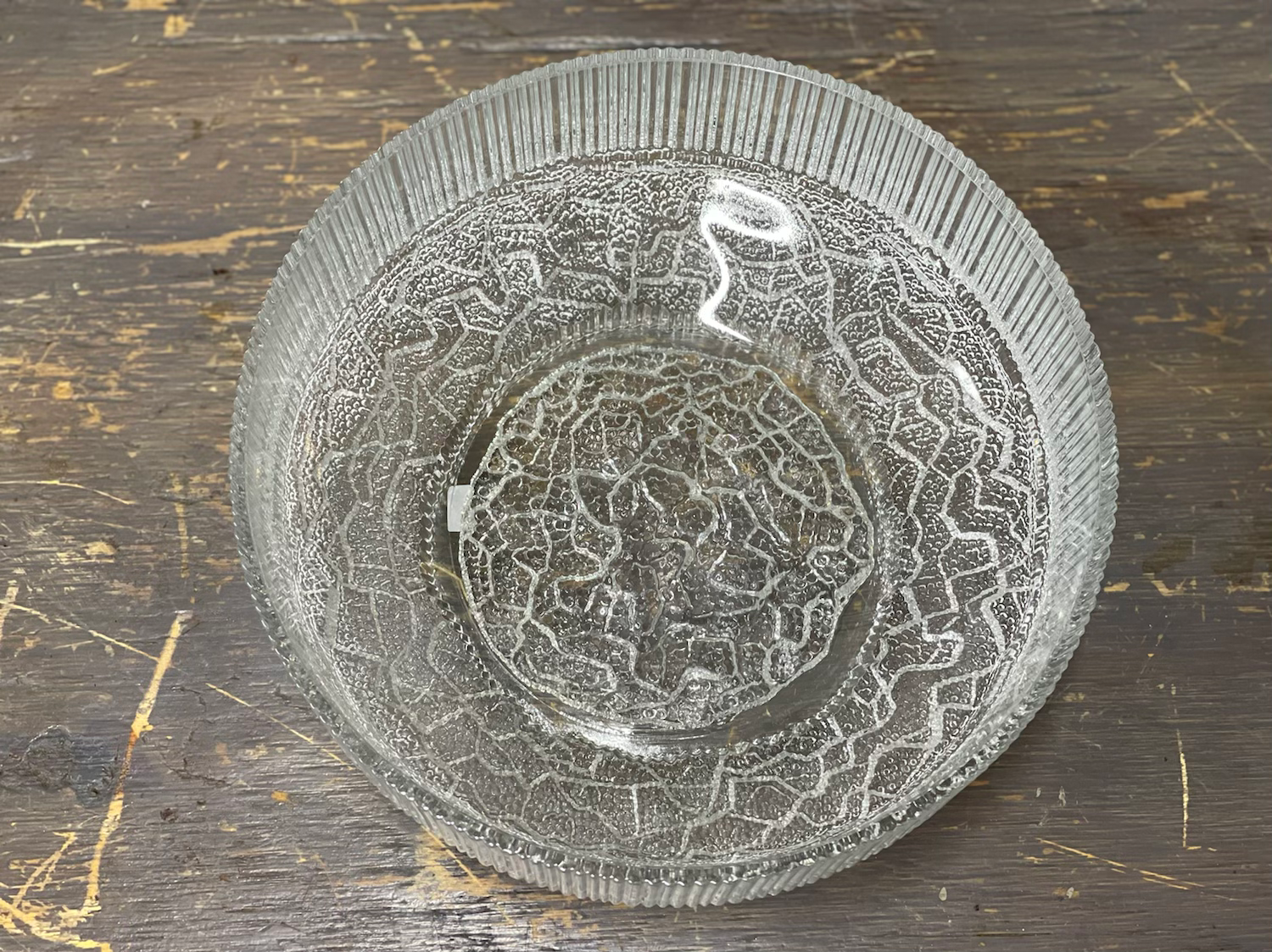 1 Glass Bowl and 6 Dessert Bowls. 