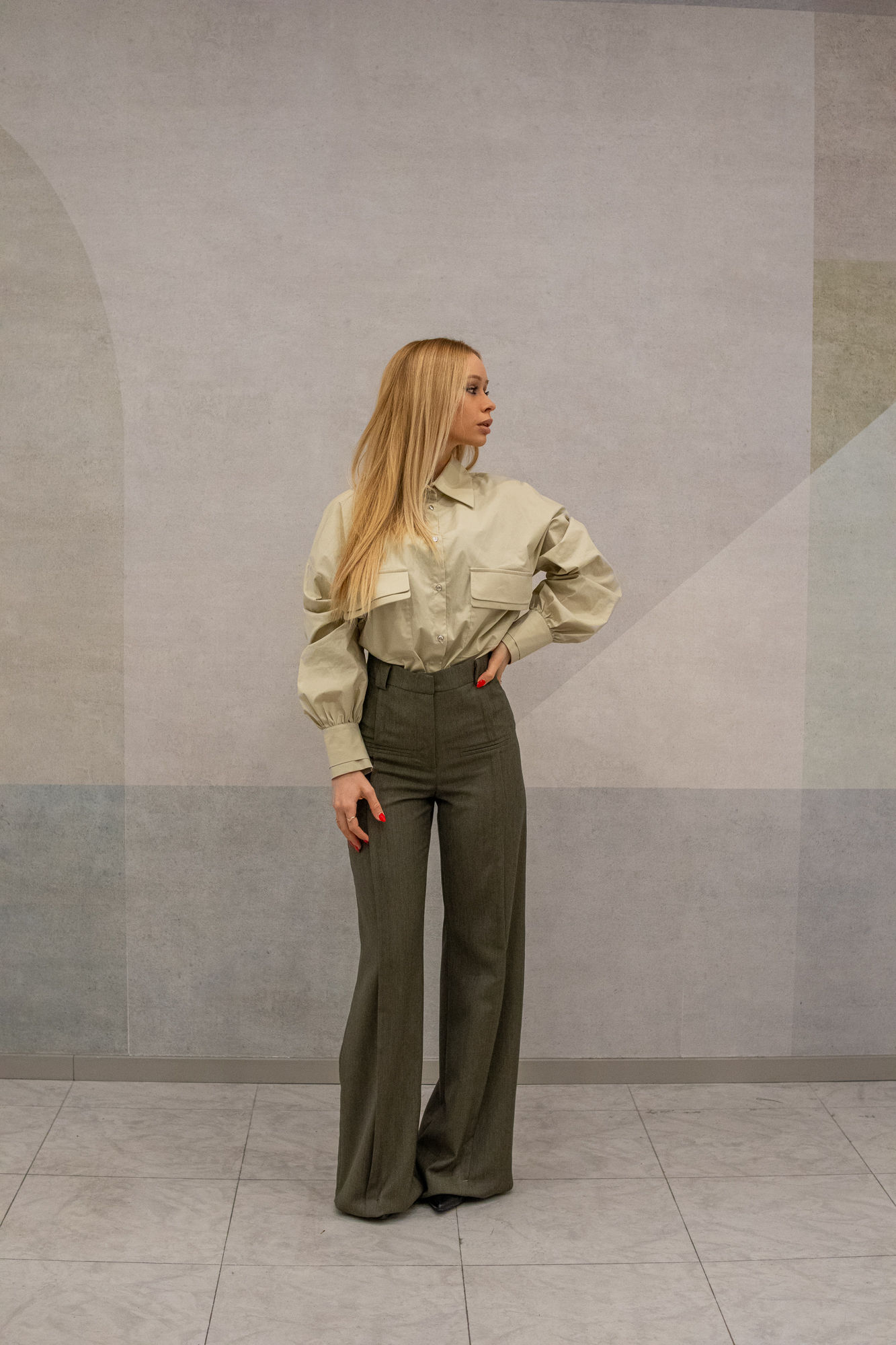 Zelene pantalone Emili