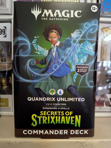 MTG Quandrix Unlimited English 英語版 MTG Secrets of Strixhaven - Quandrix Unlimited Commander Deck New