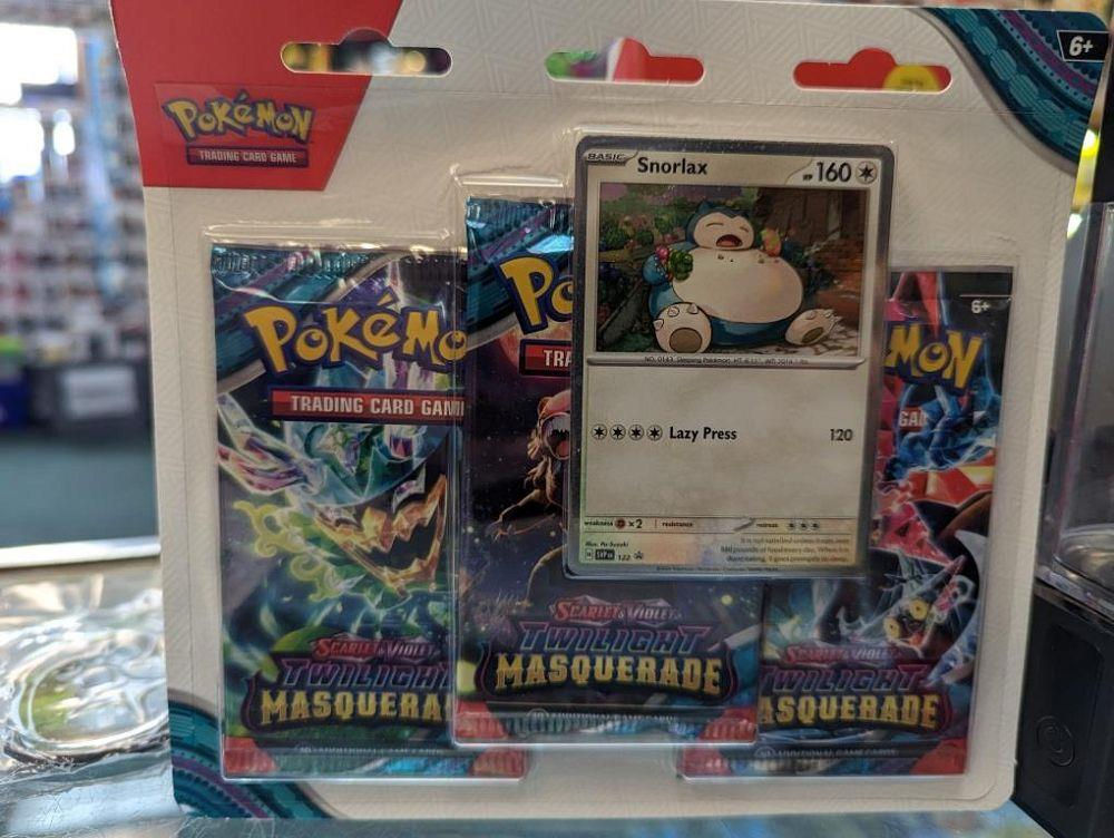 Snorlax 3-Pack Blister Twilight Masquerade