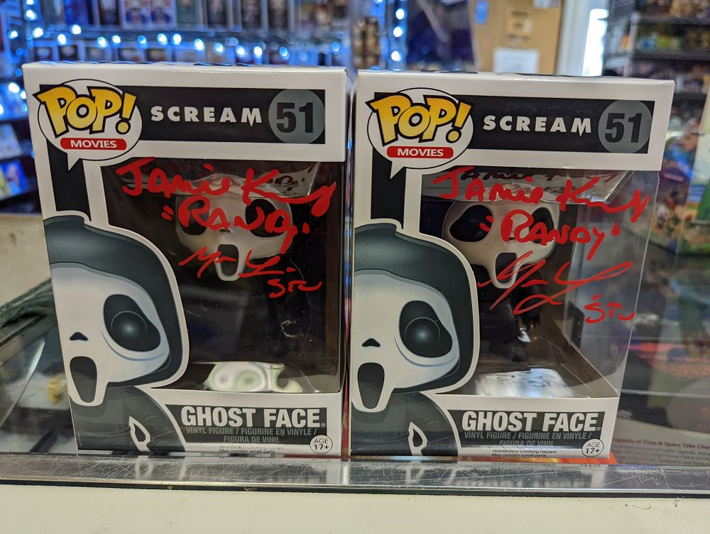 Jamie Kennedy & Matt Lillard Signed Funko POP Scream GhostFace Figure #51