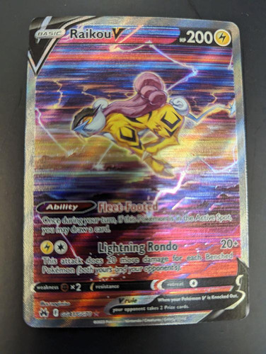 raikou v pokemon card price Raikou V CRZ GG41 Special Illustration Rare DE NM+