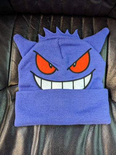 Gengar Beanie taglia unica si adatta al berretto teschio più cucito