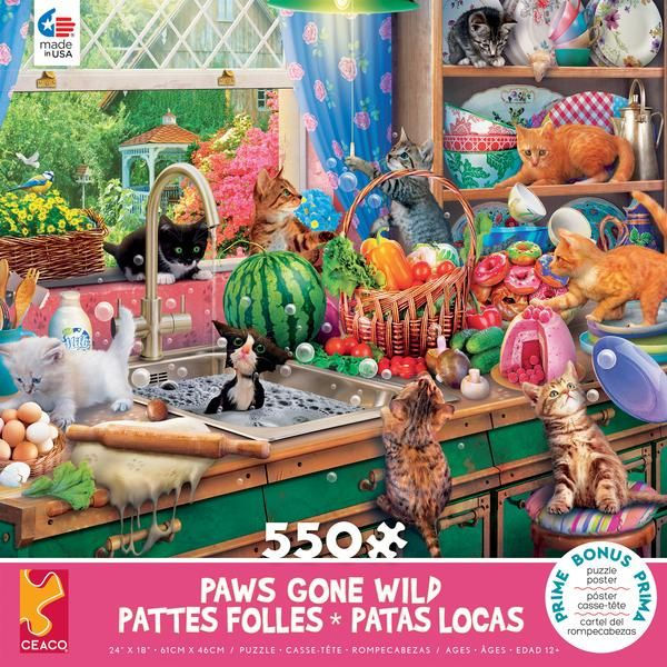 Paws Gone Wild Kitchen Puzzle