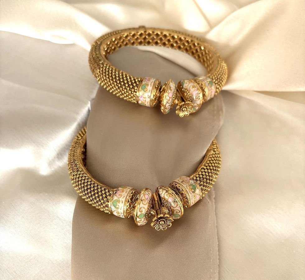 Thumbnail: Kada with enamel work