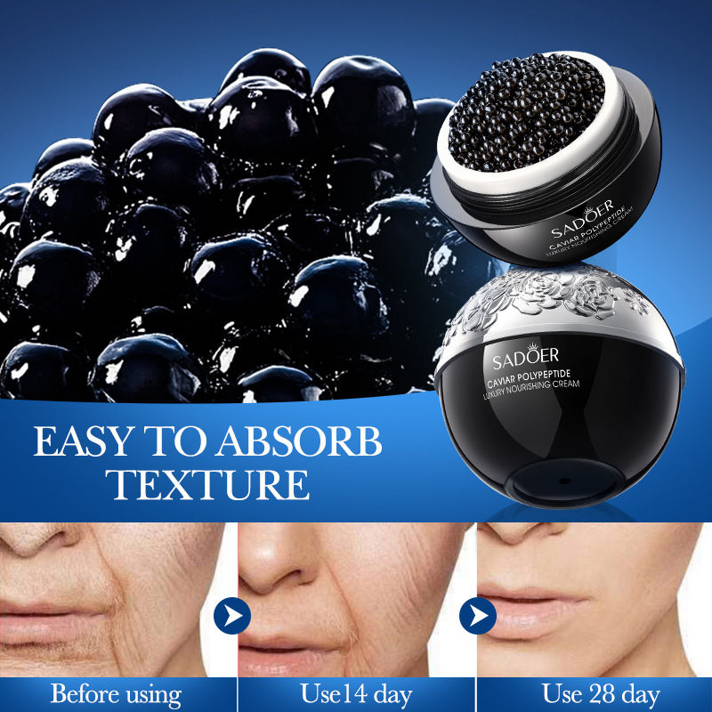Thumbnail: Anti-Wrinkle Face Cream Collagen Pearl Firming Lift Fade Fine Lines Caviar Moist