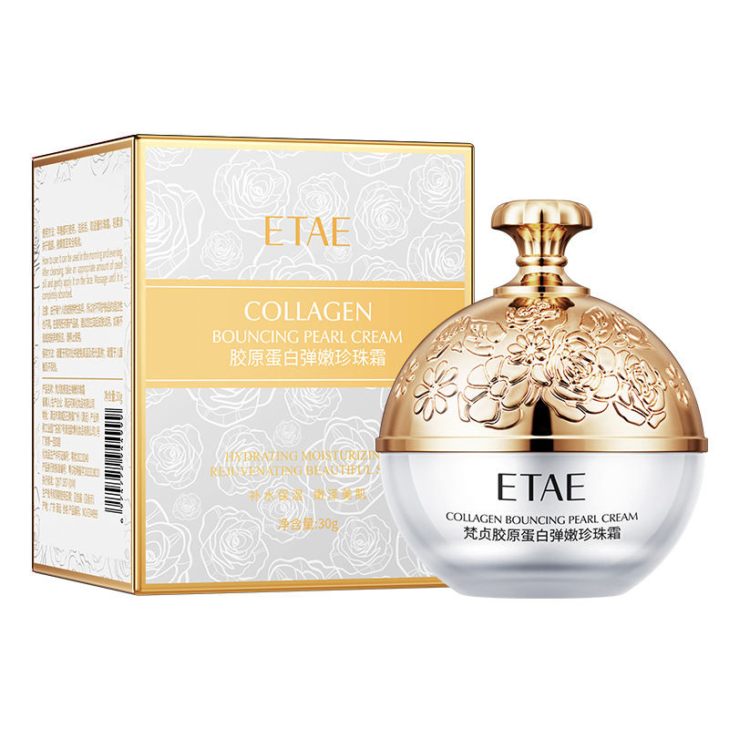 Thumbnail: Anti-Wrinkle Face Cream Collagen Pearl Firming Lift Fade Fine Lines Caviar Moist