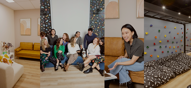 Main image for website introducing, photos of team and space