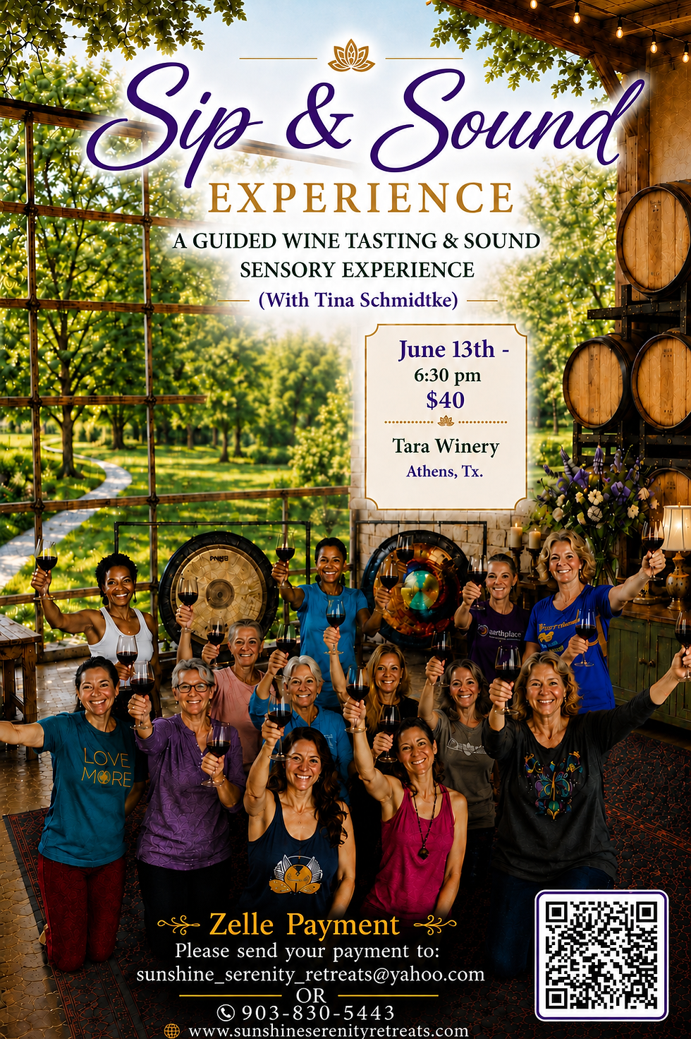 Sip & Sound Experience at Tara Vineyard & Winery 