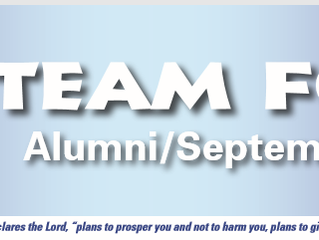 September 2017 Alumni Newsletter