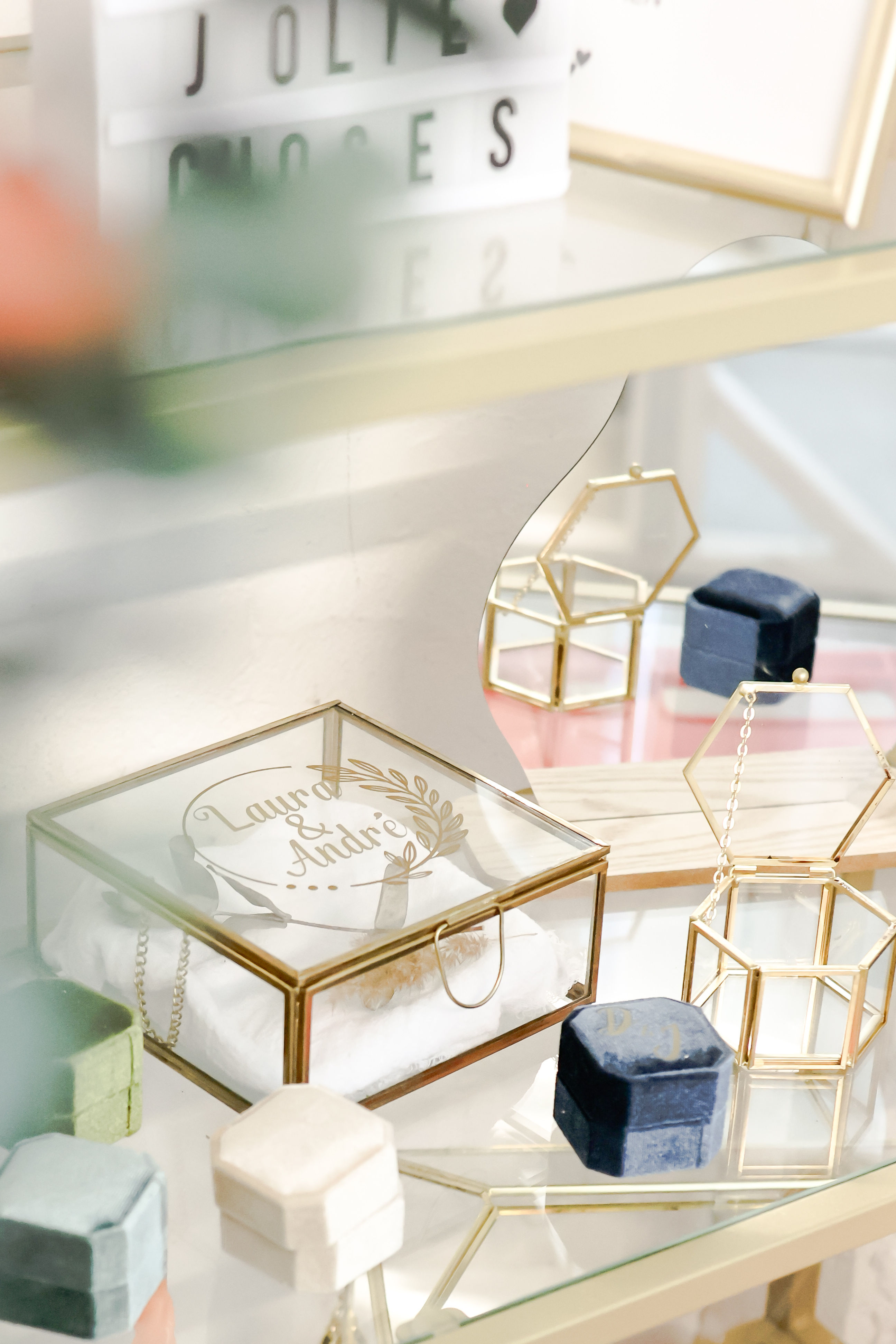 Ringkästchen Gold | personalisierbar