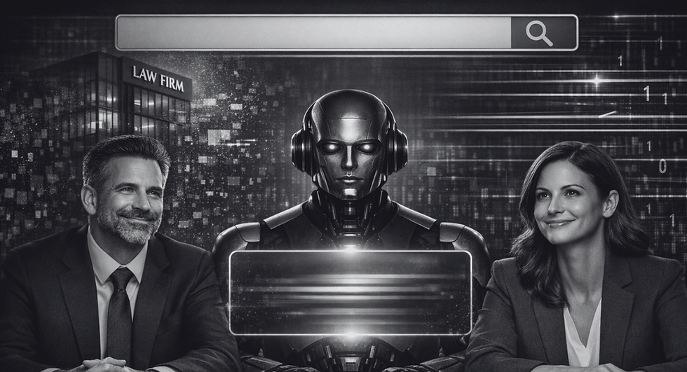 Image showing why law firms are invisible in AI search