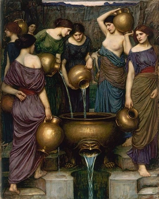 "The Danaides" (II) 1906 (modified) by John William Waterhouse