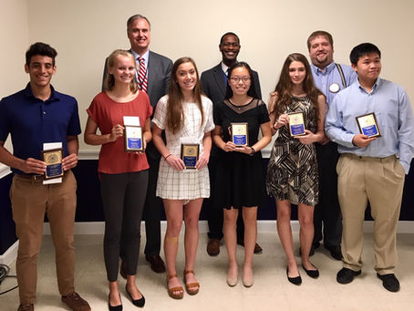 Student of the month program at the Exchange club of Brunswick