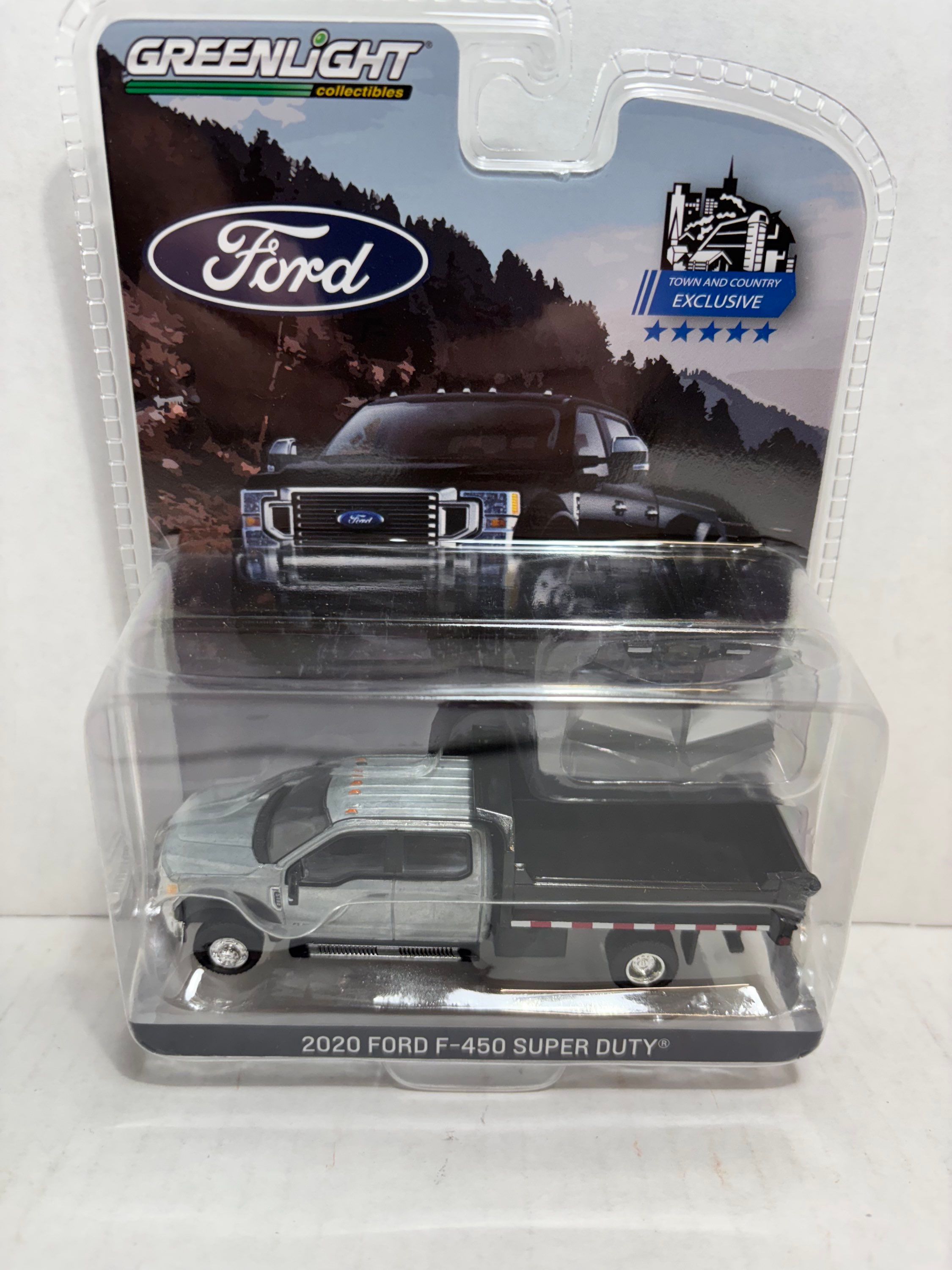 1/64 Greenlight 2020 Ford F-450 Super Duty w/ Dump Bed