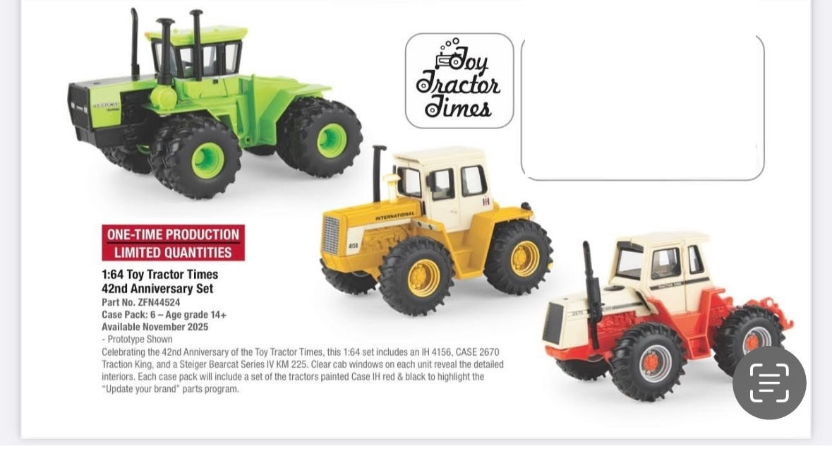 1/64 Toy Tractor Times 42nd Anniversary Set
