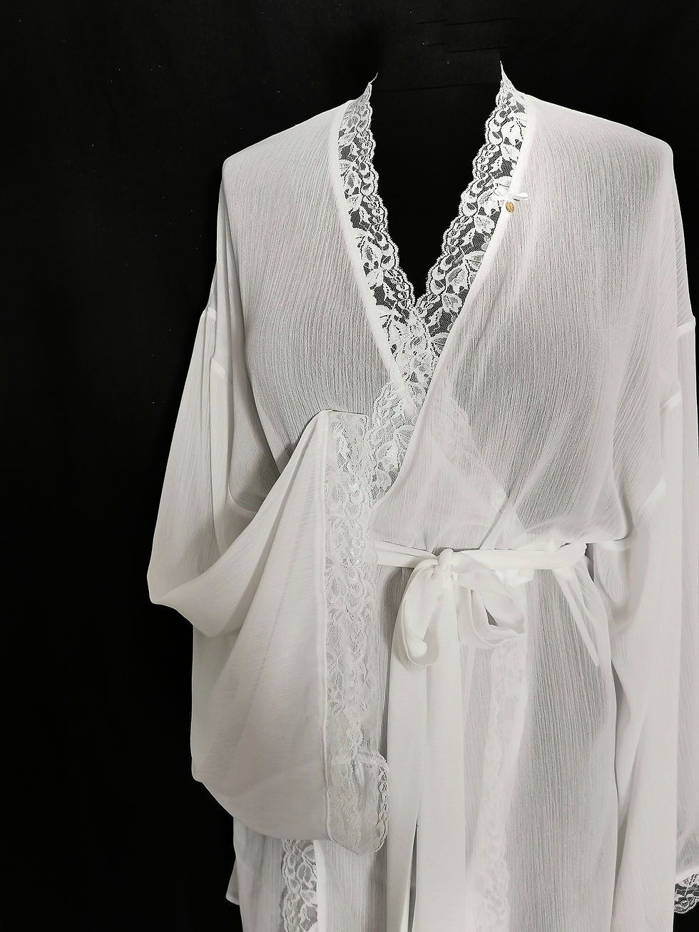 Miniatura: Vestaglia corta di chiffon