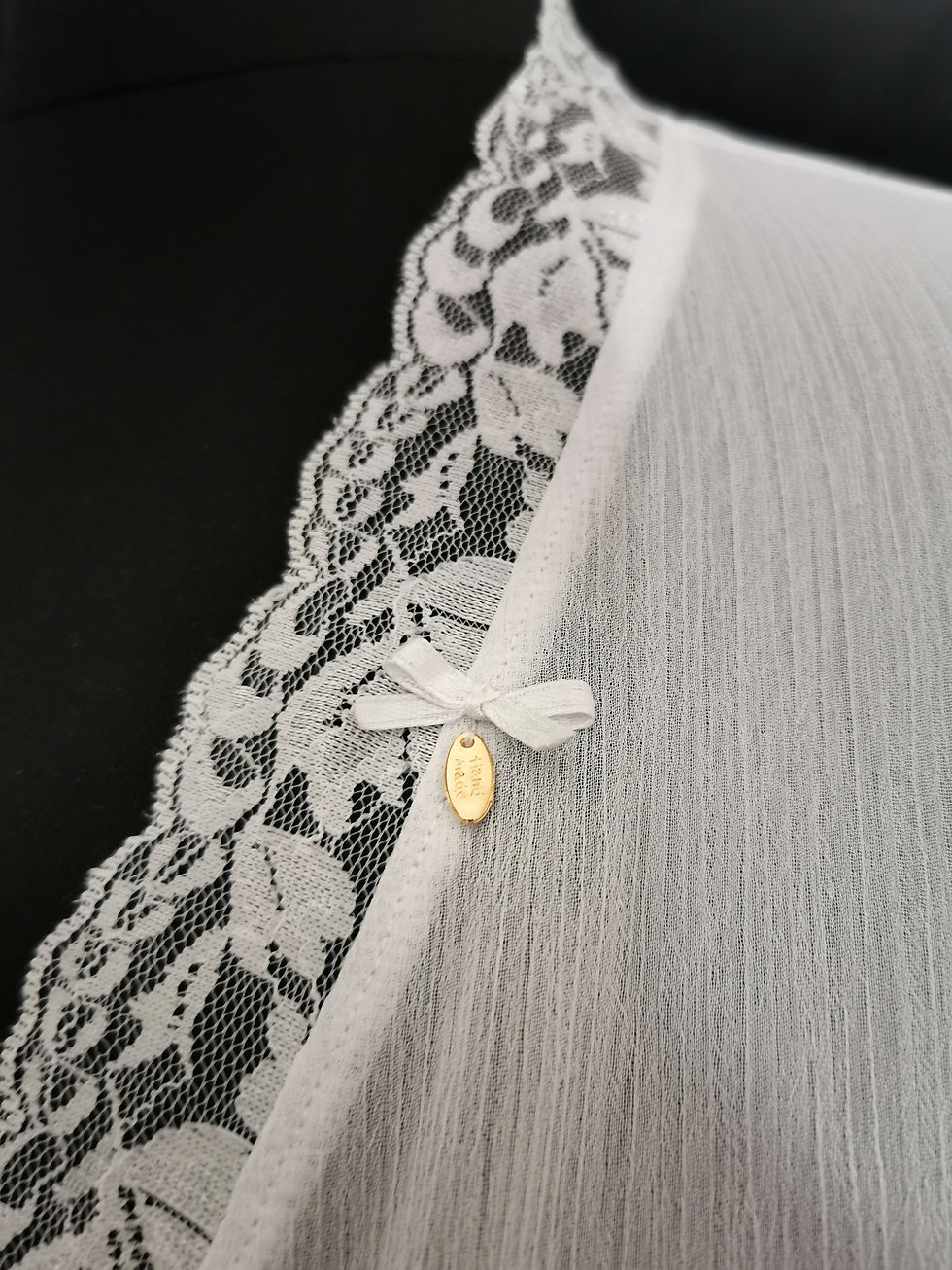 Thumbnail: Vestaglia corta di chiffon