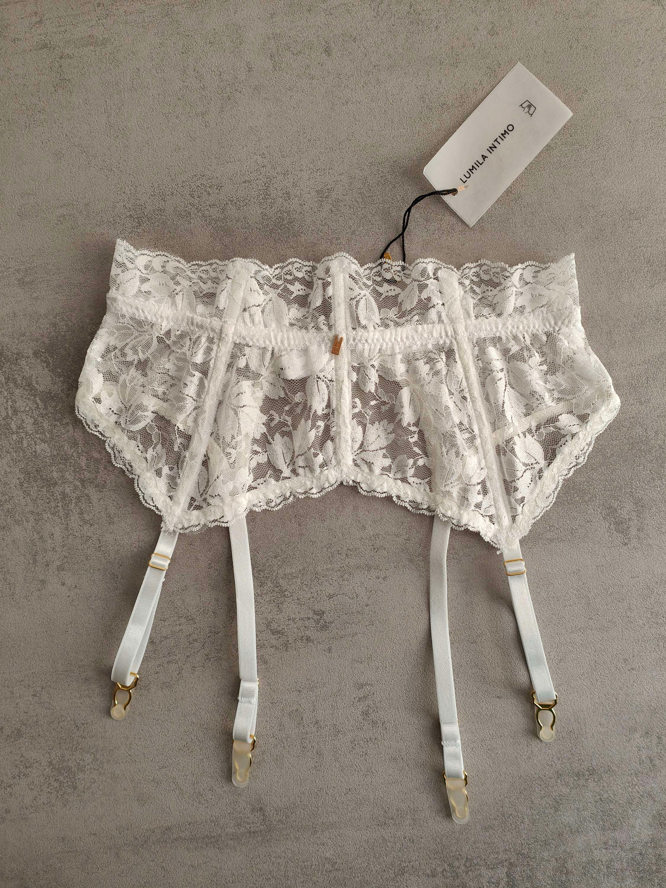 BALLET WHITE reggicalze