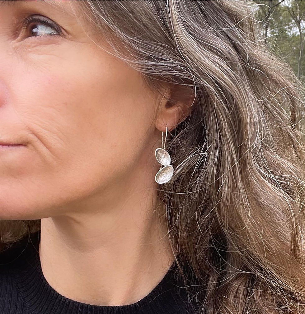 Thumbnail: Pebble stack earrings